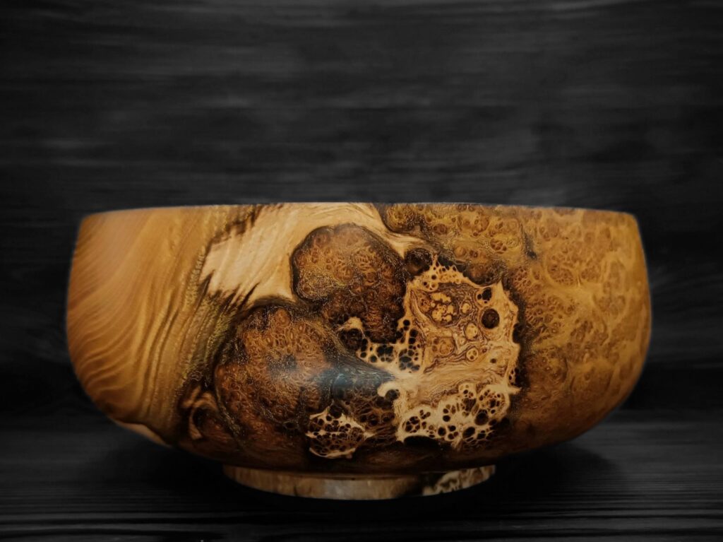 WOOD PUNK – misky z akátového dřeva, black locust burl wood