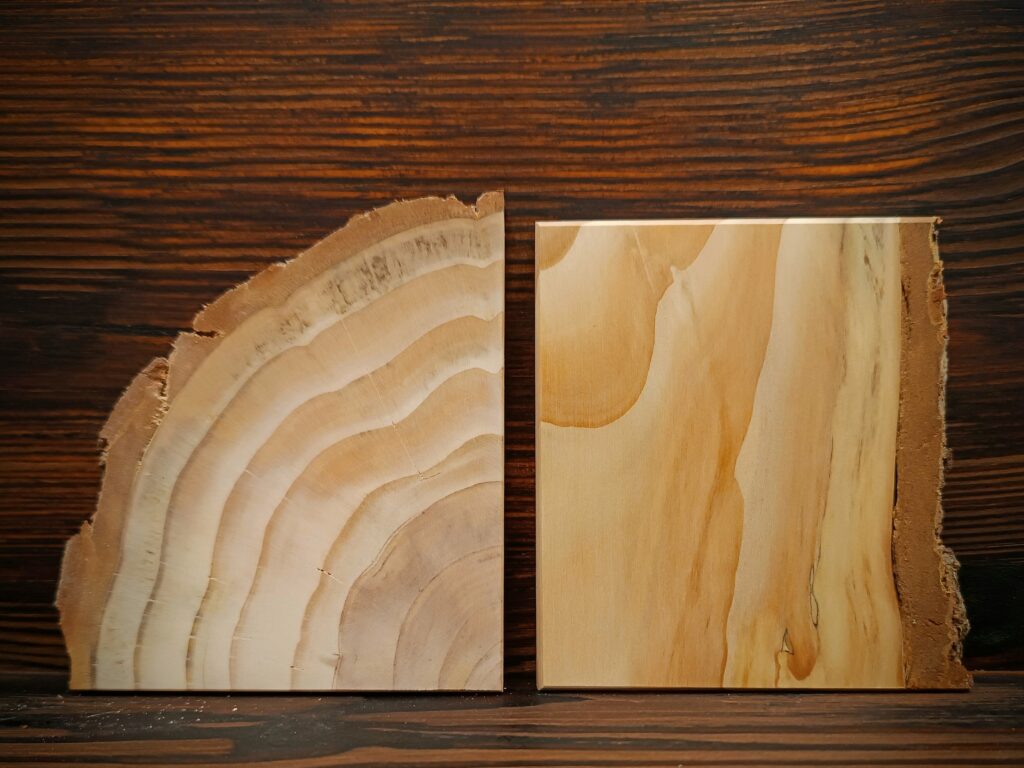 Cedrové dřevo bez povrchové úpravy