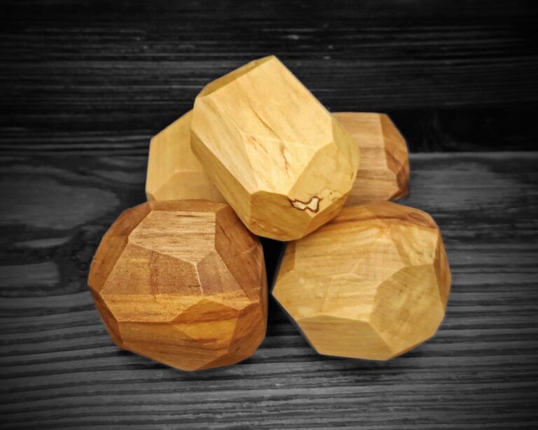 WOOD PUNK | Dřevěné balanční kameny – bříza, birch wood